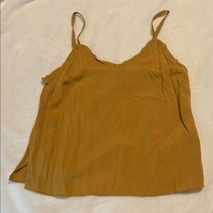 Old Navy Women's Yellow Spaghetti Strap Tank Top